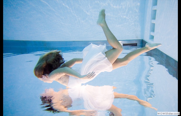 Rochester NY Senior Portrait Underwater Photographer